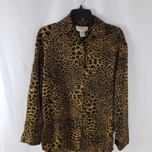 Jordan Women's Animal Print Long Sleeve Blouse #49